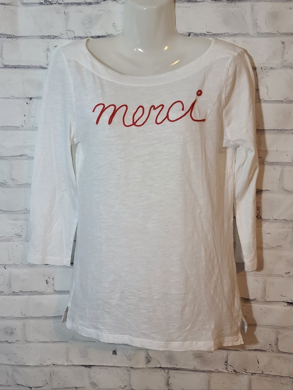 LOFT Merci 3/4 Sleeve Shirt Small